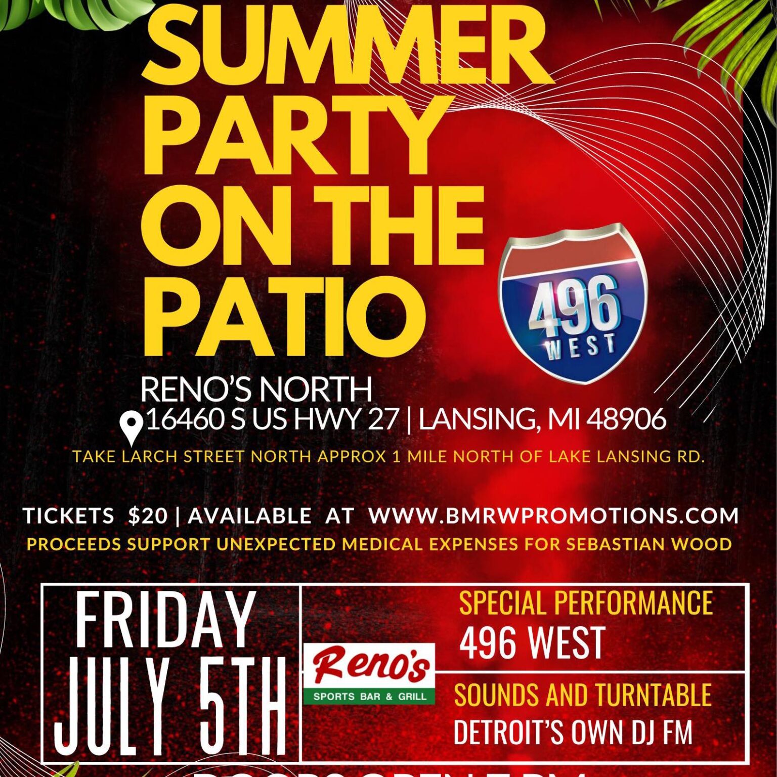 Summer Party on the Patio BMRW Promotions